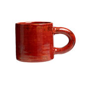 Red Philip Guston inspired mug